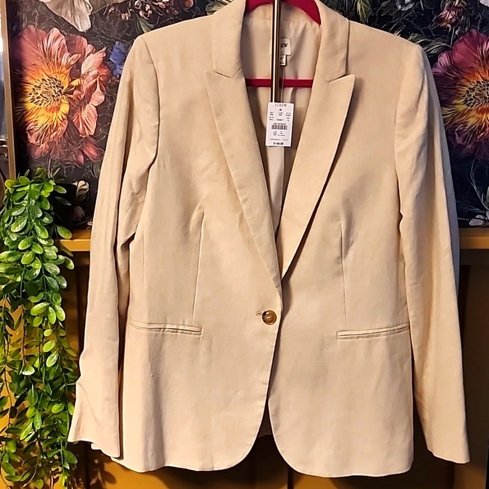J. Crew Classic Tan Blazer